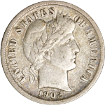 1902-S Barber Dime