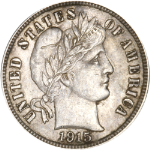 1915-P Barber Dime