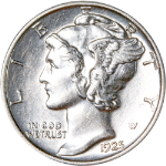1925-P Mercury Dime