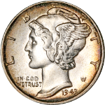 1943-S Mercury Dime