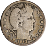 1915-D Barber Quarter