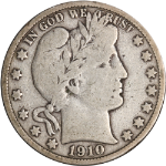 1910-S Barber Half Dollar