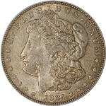 1921-P Morgan Silver Dollar - Error - Struck Thru