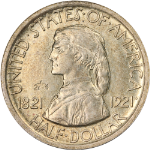 1921 Missouri 2x4 Commem Half Dollar Nice BU+ Great Eye Appeal Nice Strike