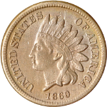 1860 Indian Cent
