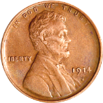 1914-S Lincoln Cent - Light Cleaning