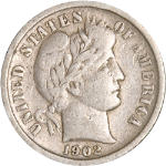 1902-S Barber Dime