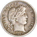 1904-P Barber Dime