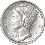 1918-P Mercury Dime