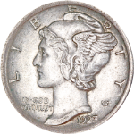 1923-P Mercury Dime