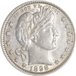 1898-P Barber Quarter