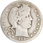 1914-S Barber Quarter