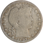 1897-O Barber Half Dollar - Key Date