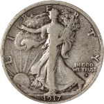 1917-D Obverse Walking Liberty Half