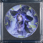 2024 Silver American Eagle $1 Halloween Witch Spells Edition Colorized COA STOCK