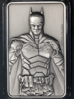 2023 Barbados 3 Ounce Silver $5 The Batman UHR Antique Finish OGP COA - STOCK