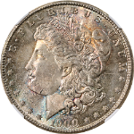 1900-O Morgan Silver Dollar NGC MS65 - Toning