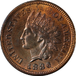 1886 Ty 1 Indian Cent Choice BU Great Eye Appeal Strong Strike