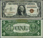FR. 2300 $1 1935-A Hawaii Note S-C Block XF - Tape Residue