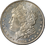 1904-O Morgan Silver Dollar PCGS MS64 - Toning