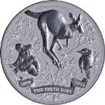 2024 Australia 1 Ounce Silver $1 PCGS MS70 Perth Mint 125th Anniversary