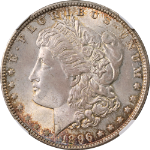 1896-P Morgan Silver Dollar NGC MS65 - Toning, Super Clean
