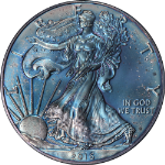 2016 Silver American Eagle $1 Uncirculated - Artificial Toning
