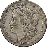 1889-CC Morgan Silver Dollar F Details Key Date Decent Eye Appeal Nice Strike