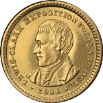 1904 Lewis and Clark Exposition Gold Commem $1 Nice BU+ Nice Eye Appeal