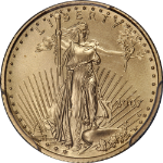 2007-W Gold American Eagle $5 PCGS SP69 Burnished