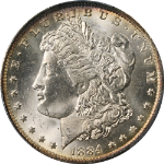 1884-O Morgan Silver Dollar PCGS MS64 - Toning