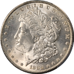 1889-P Morgan Silver Dollar PCGS MS64 - Toning