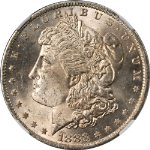 1883-O Morgan Silver Dollar NGC MS64 - Toning