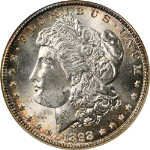 1898-O Morgan Silver Dollar NGC MS64 - Toning, No Hologram