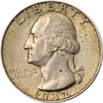 1932-P Washington Quarter - Doubled Die Obverse FS-101