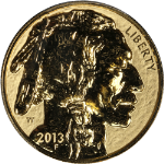 2013-W Buffalo Gold $50 Reverse Proof PCGS PR70 100th Anniversary