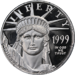 1999-W Platinum American Eagle $50 PCGS PR70 DCAM