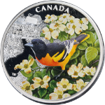 2025 Canada 1 Ounce Silver $20 Colorful Birds: Baltimore Oriole OGP COA - STOCK