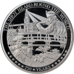 2025 Great Britain 2 oz Silver 5 Pound Battle of Independence NGC PF70UCAM STOCK