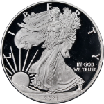 2021-W Silver American Eagle $1 Type 1 PCGS PR70 DCAM 1st Day Reagan Legacy