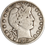 1915-D Barber Half Dollar