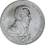 U.S. Mint Presidential Silver Medal Program Andrew Jackson 1 oz .999 OGP COA