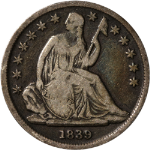1839-O Seated Liberty Dime - Choice