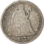 1877-P Seated Liberty Dime