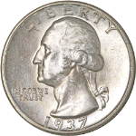 1937-D Washington Quarter