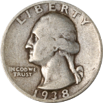 1938-S Washington Quarter