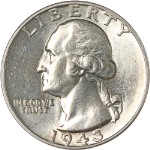 1943-P Washington Quarter