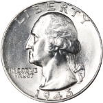 1945-P Washington Quarter