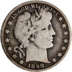 1898-O Barber Half Dollar