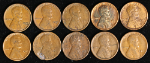 1926-S Lincoln Cents - Junky - 10pc Bulk Lot